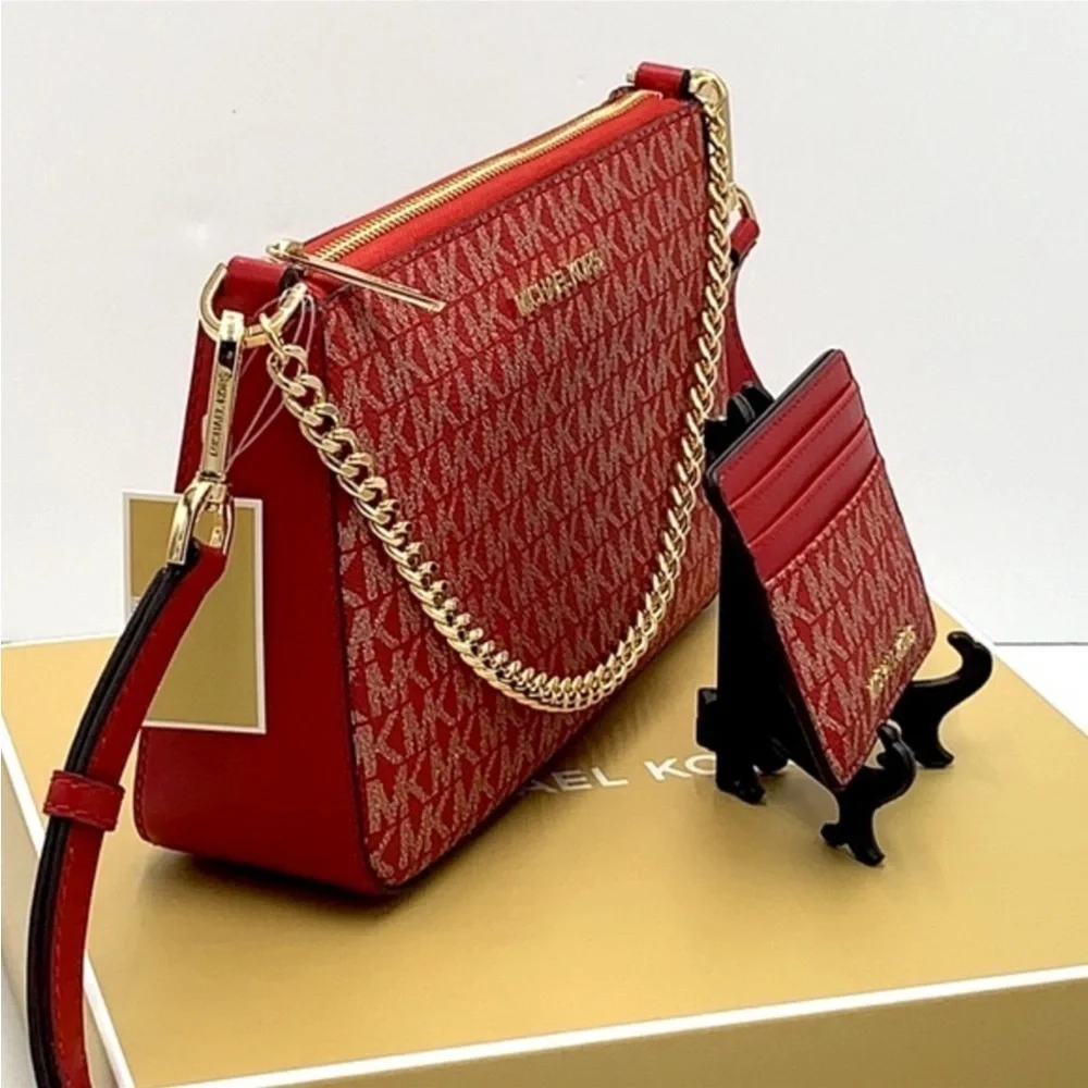 MICHAEL KORS GIFTABLE SHOULDER BAG & CARD HOLDER BOXED SET